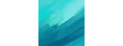 Türkis, die Farbe des Meeres, der Ruhe und der...