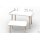 growing table Buchaufsteller - reinweiss