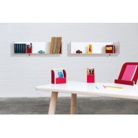 growing table Wandregal mit Bohrung - reinweiss