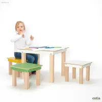Start Up Kinder-Tisch 60x60cm - rubinrot