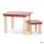 Start Up Kinder-Tisch 60x60cm - rubinrot