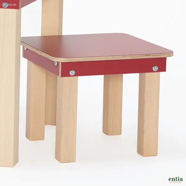Start Up Kinder-Hocker 32x32cm - rubinrot