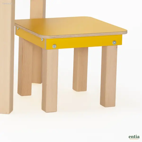 Start Up Kinder-Hocker 32x32cm - sonnengelb