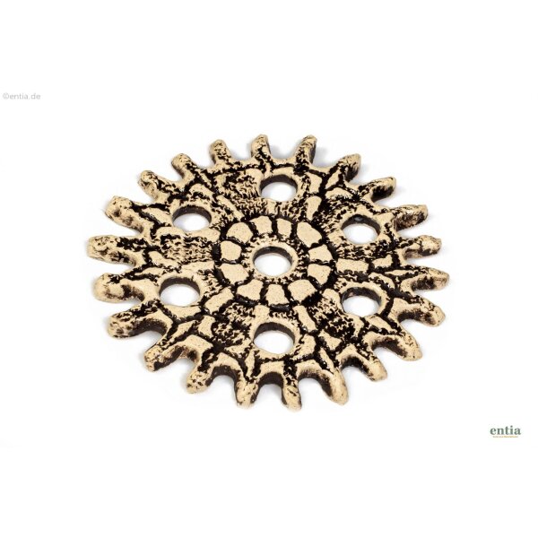 Keramik-Blumensieb natur/schwarz