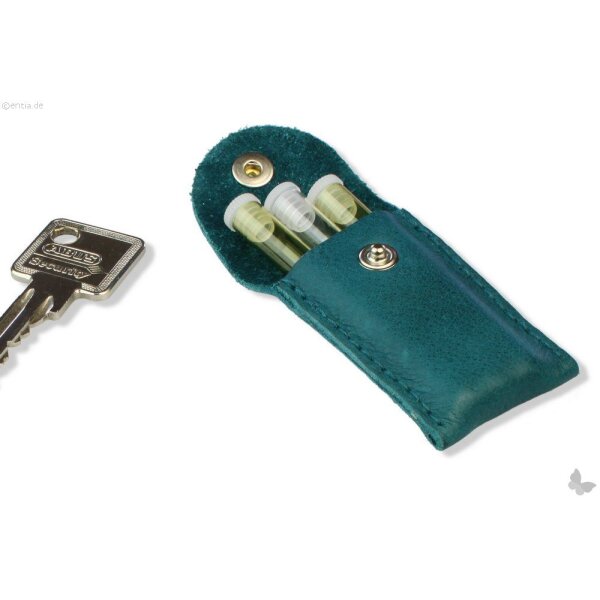 Schlüsselanhänger Leder Globuli