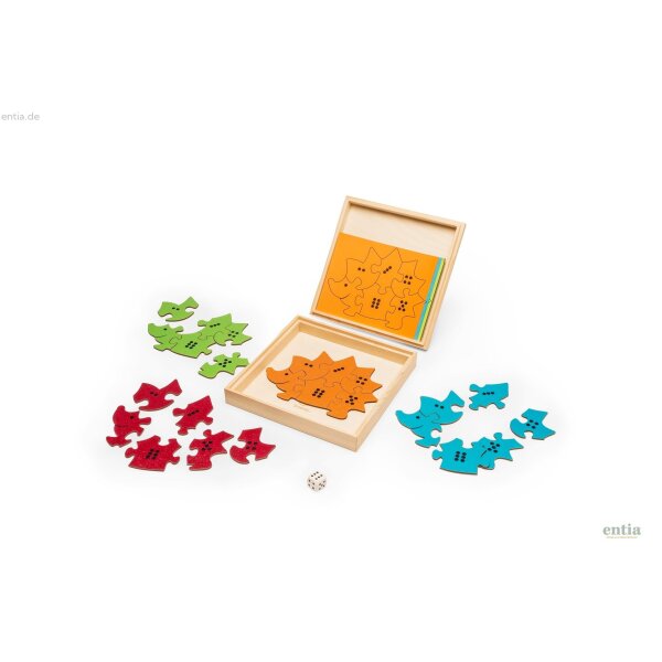Igelspiel: Spielerisch Zahlen erfühlen und Motorik trainieren