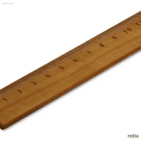 Holzlineal Birnbaum mit Lasergravur 15 Zentimeter