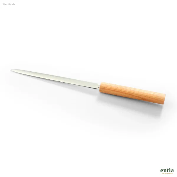 Eleganter Brieföffner aus Kirschbaumholz und Edelstahl