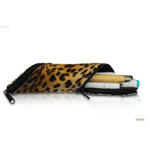 Stifte- und Brillen-Mäppchen im Leoparden-Look