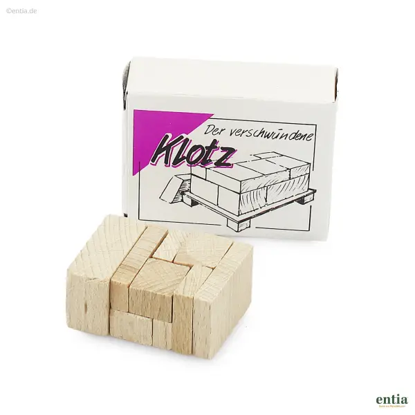Mini-3D-Puzzle Versteckter Klotz