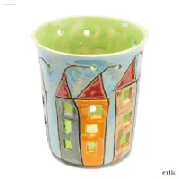 Windlichtbecher Häuser