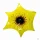 Gartenstecker Glasblumen Mona & Lisa 2er-Set, Gelb