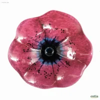 Glasblumen-Set Mona & Lisa rosa