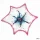 Gartenstecker Glasblumen Mona & Lisa 2er-Set, Rosa