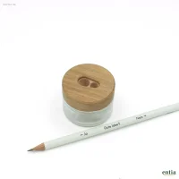 Glas-Doppelspitzer mit Eichenholzdeckel