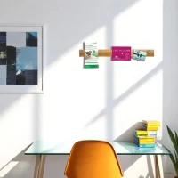 Magnetleiste für Notizen und Fotos, Eiche massiv, 60 cm