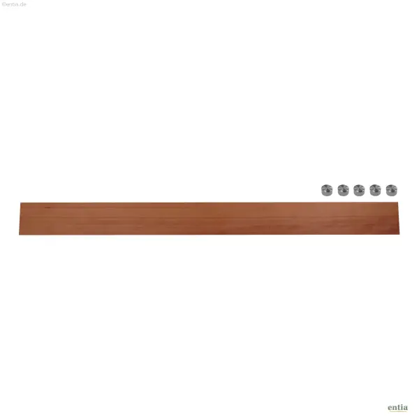 Magnetleiste aus Birnbaumholz mit 5 Magneten