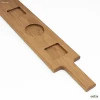 Tapas-Set Eiche geölt mit Steinzeug-Schälchen