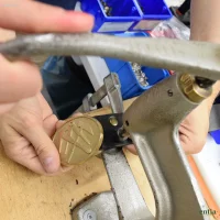 Zunftgürtel Bäcker, braunes Leder, 140cm