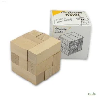 6 Geduldspiele Set aus Holz – Handlich & fordernd