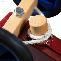 Trecker aus Holz in Rot – Stabiles Rutschauto