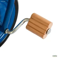 Dreirad aus Metall und Holz, Sitz rot, Sitzhöhe 32 cm