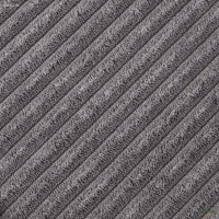 Cord-Umhängetasche aus weichem Velours, Schiefergrau