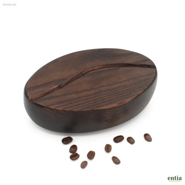 Holz-Kaffeebohne, Deko, Groß – aus heimischem Holz