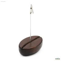 Kaffeebohnen-Kartenhalter aus Holz, Klein