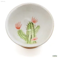 Dip-Schälchen Kaktus, handgeformte Keramik