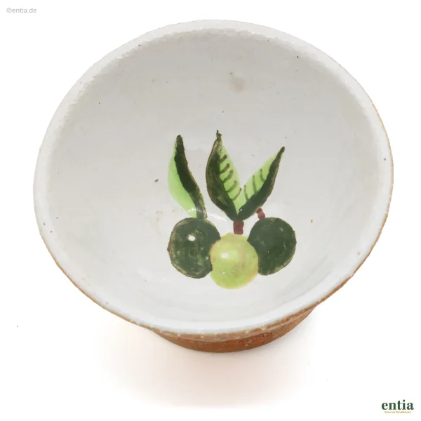 Dip-Schälchen Olive, handgeformte Keramik