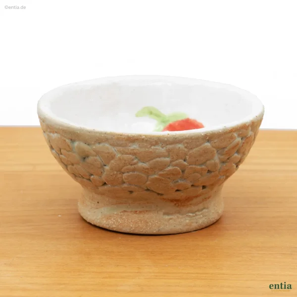 Dip-Schälchen Chili, handgeformte Keramik