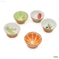 Dip-Schälchen Orange, handgeformte Keramik