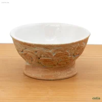 Dip-Schälchen, handgeformte Keramik, 5 Motive