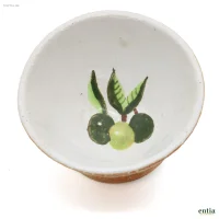 Dip-Schälchen, handgeformte Keramik, 5 Motive