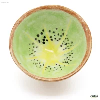 Dip-Schälchen, handgeformte Keramik, 5 Motive