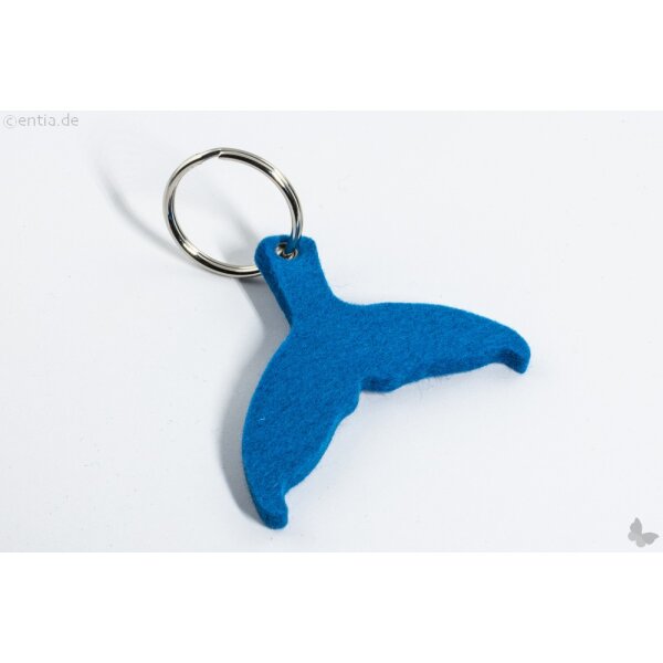 Schlüsselanhänger Walflosse