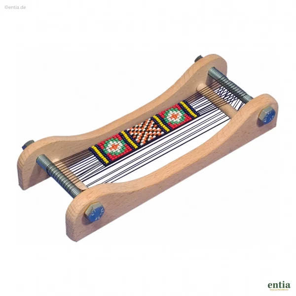 Kleiner Perlenwebrahmen