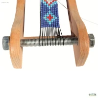 Kleiner Perlenwebrahmen