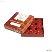 Teelicht Bienenwachs, rot
