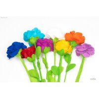 Filzblume türkis