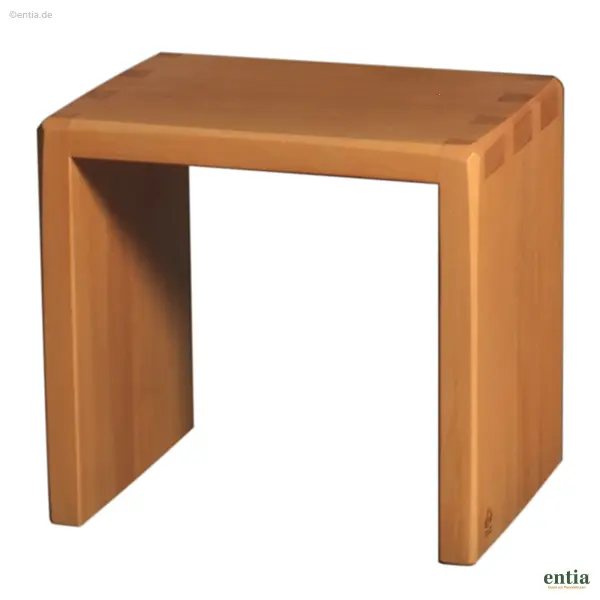 Hocker Erle, 27cm hoch, Schwalbenschwanzverbindung