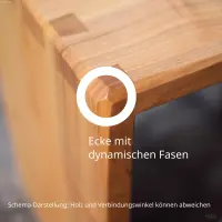 Massivholzbank Erle Groß – Handgefertigt in Manufaktur