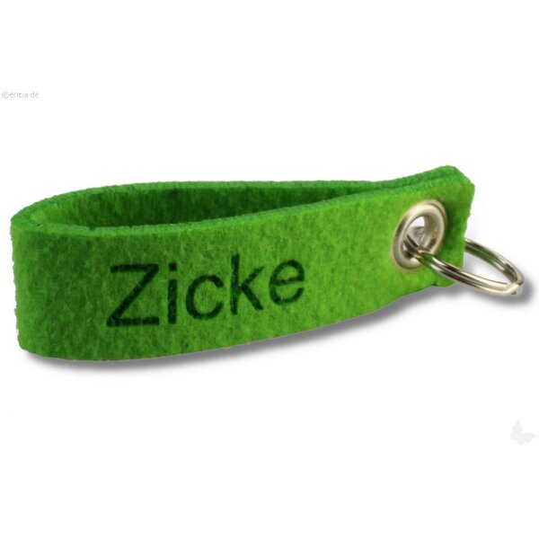 Filz-Schlüsselanhänger Zicke