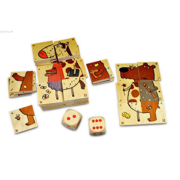 Das lustige Tier-Mix-Spiel, 48 Teile