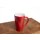 Steinzeug-Tasse, rot