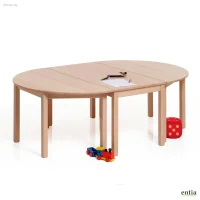 Kindertisch Bärenstark Rechteck aus Buche – Robust & Systemfähig