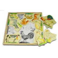 Legepuzzle Hoftiere, groß
