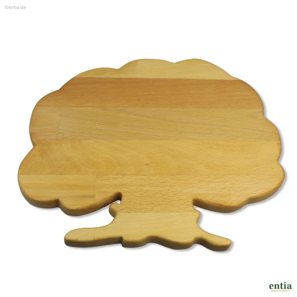 Frühstücksbrettchen Baum aus Buchenholz