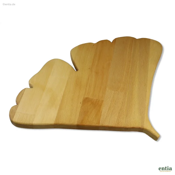 Frühstücksbrettchen Ginkgo aus Buchenholz